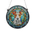 Fox Terrier Memorial Stained Glass Effect Suncatcher